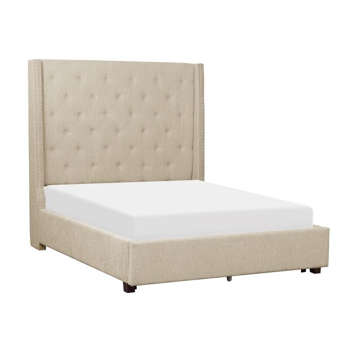 5877BE-1* - (2)Queen Platform Bed Half Price Furniture