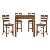 5891-36 - 5-Piece Pack Counter Height Set Half Price Furniture