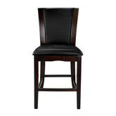 710-24 - Counter Height Chair, Dark Brown Bi-Cast Vinyl Half Price Furniture