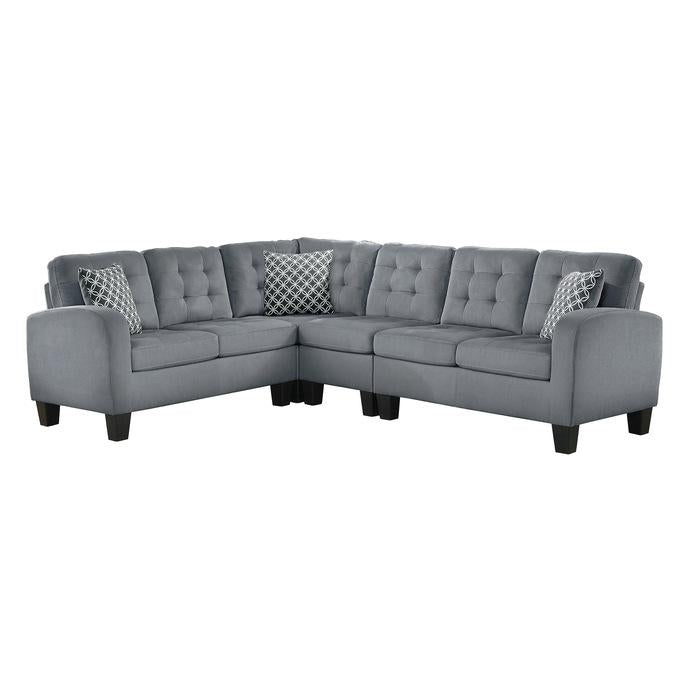 8202GRY*SC - (2)2-Piece Reversible Sectional Half Price Furniture