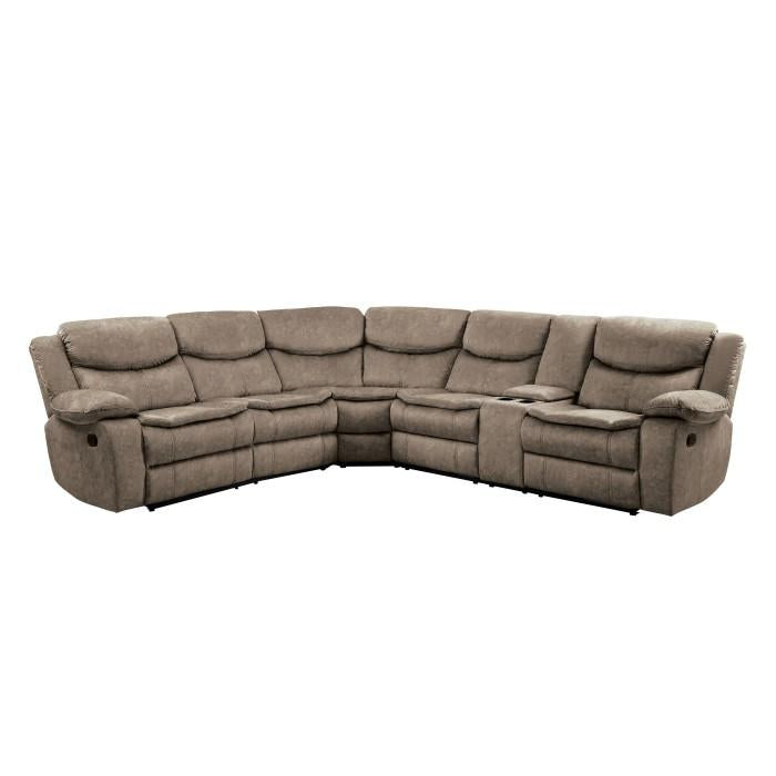 8230FBR*SC - (3)3-Piece Sectional with Right Console Half Price Furniture