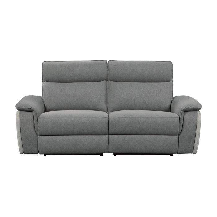 8259DG-2PWH* - (2)Power Double Reclining Love Seat with Power Headrests Half Price Furniture