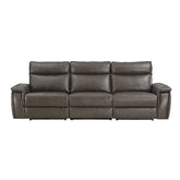 8259RFDB-3PWH* - (3)Power Double Reclining Sofa with Power Headrests Half Price Furniture