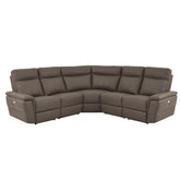 8308*5C - (5)5-Piece Modular Power Reclining Sectional Half Price Furniture