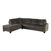 8367CH* - (2)2-Piece Reversible Sectional with Chaise Half Price Furniture