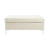 8378WHT-4 - Ottoman Half Price Furniture