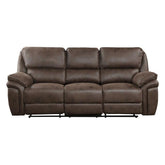 8517BRW-3 - Double Reclining Sofa Half Price Furniture