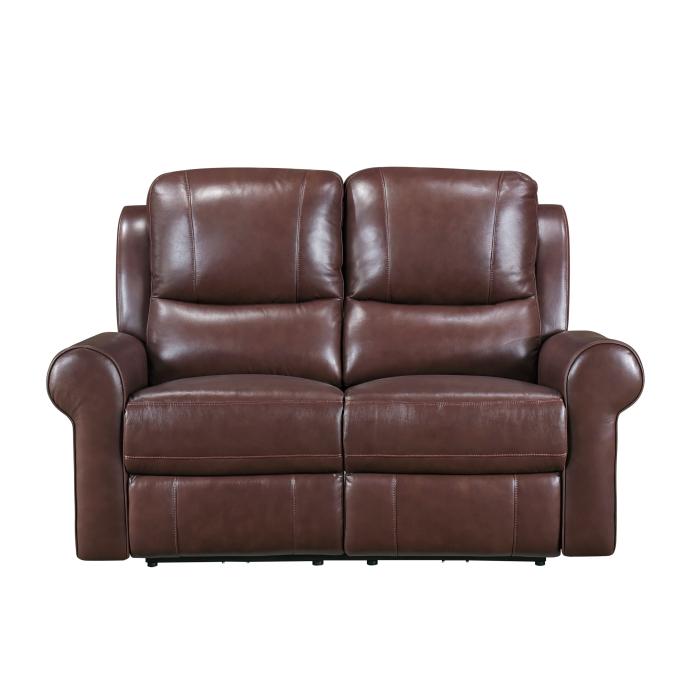 8546BR-2PWH - Power Double Reclining Love Seat with Power Headrests Half Price Furniture