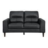 8566BLK-2 - Love Seat Half Price Furniture