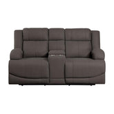 9207CHC-2PW - Power Double Reclining Love Seat with Center Console Half Price Furniture