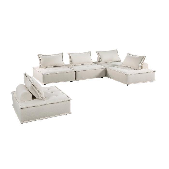 9237BE*5SC - (5)5-Piece Modular Sectional Half Price Furniture