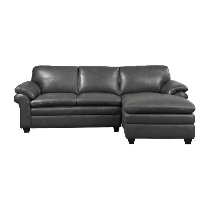 9267GY*22LRC - (2)2-Piece Sectional with Right Chaise Half Price Furniture