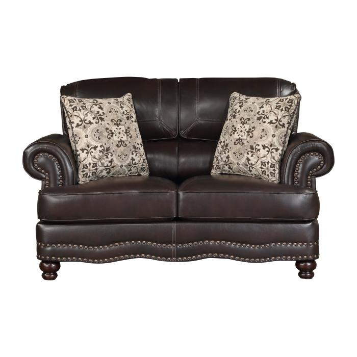 9268BRW-2 - Love Seat Half Price Furniture