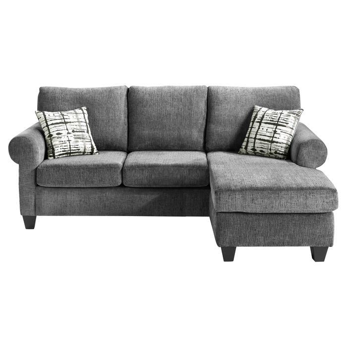 9317GY-3SC - Reversible Sofa Chaise Half Price Furniture