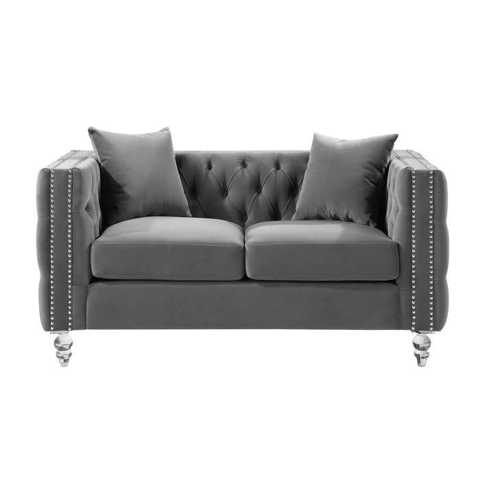 9349GRY-2 - Love Seat Half Price Furniture