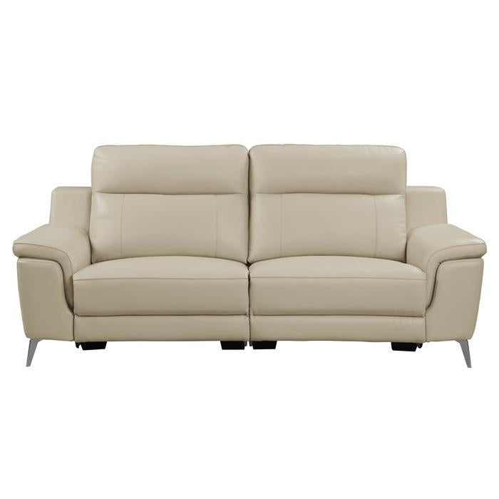 9360BEG-3PW* - (2)Power Double Reclining Sofa Half Price Furniture