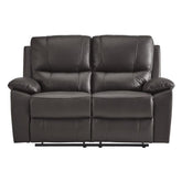 9368BRW-2 - Double Reclining Love Seat Half Price Furniture