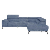 9409BUE*SC - (2)2-Piece Sectional with Adjustable Headrests and Right Chaise Half Price Furniture