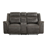 9426-2 - Double Reclining Love Seat with Center Console Half Price Furniture