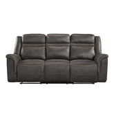 9426-3 - Double Reclining Sofa with Center Drop-Down Cup Holders Half Price Furniture