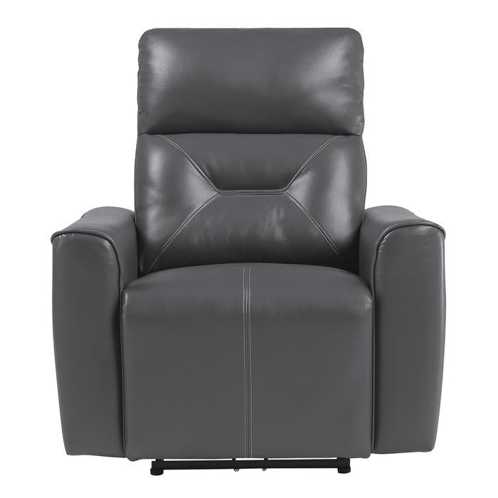 9446GY-1PW - Power Reclining Chair with USB Port Half Price Furniture