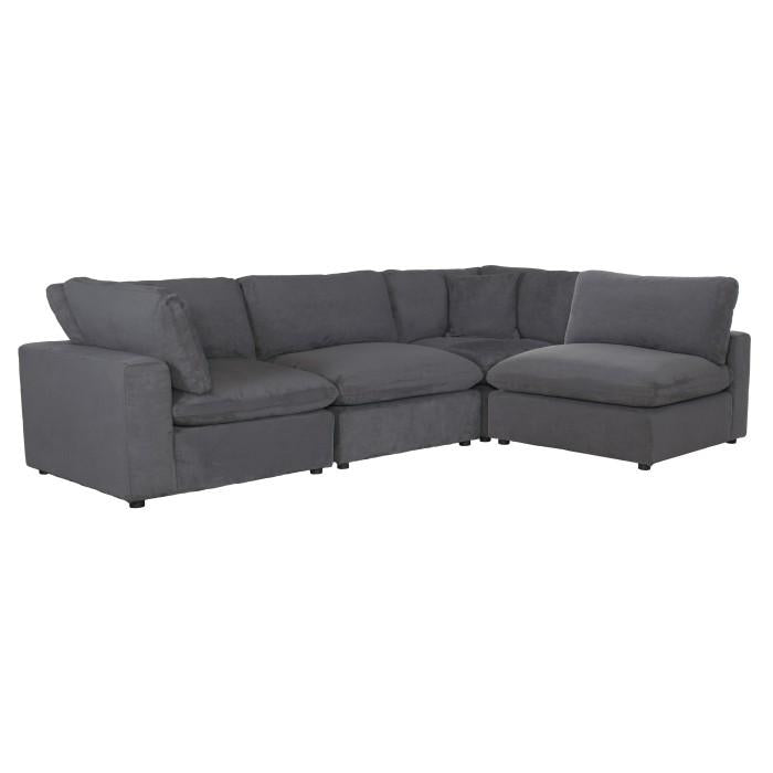 9546GY*4SC - (4)4-Piece Modular Sectional Half Price Furniture