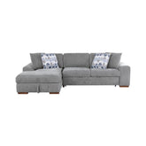 9624GY*2LC2R - (2)2-Piece Sectional with Left Chaise Half Price Furniture