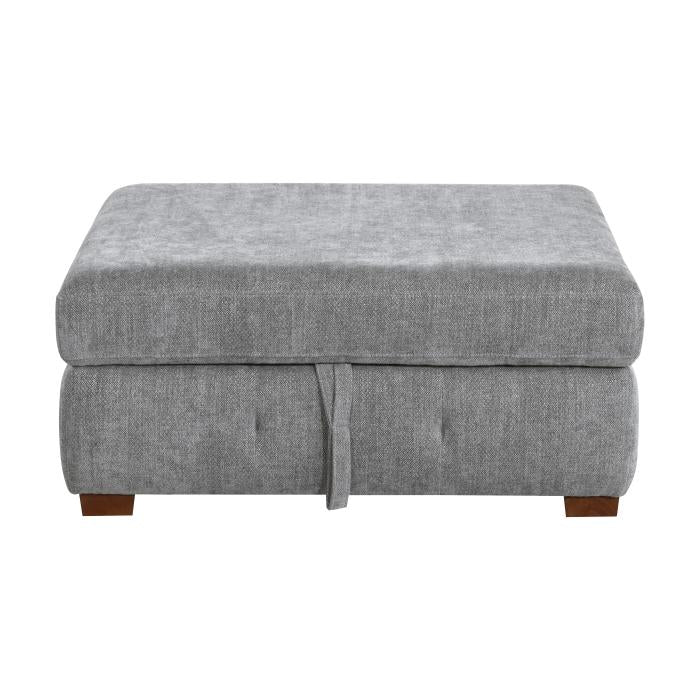 9624GY-4 - Storage Ottoman Half Price Furniture