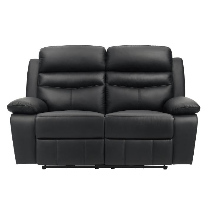 9628BLK-2PW - Power Double Reclining Love Seat Half Price Furniture