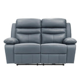 9628BUE-2PW - Power Double Reclining Love Seat Half Price Furniture