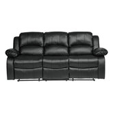 9700BLK-3 - Double Reclining Sofa Half Price Furniture