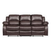 9700BRW-3 - Double Reclining Sofa Half Price Furniture