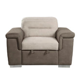 9808-1 - Chair with Pull-out Ottoman Half Price Furniture