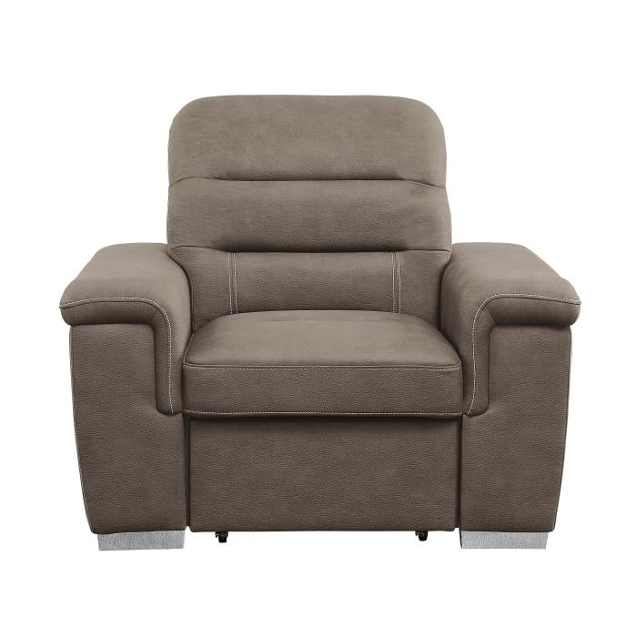 9808STP-1 - Chair with Pull-out Ottoman Half Price Furniture