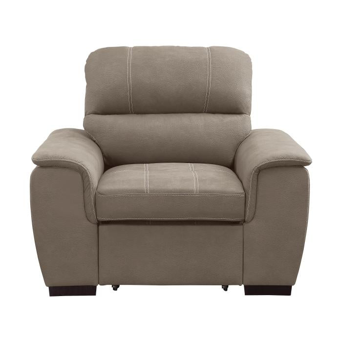 9858TP-1 - Chair with Pull-out Ottoman Half Price Furniture