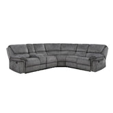 9913*32LCN2R - (3)3-Piece Reclining Sectional with Left Console Half Price Furniture