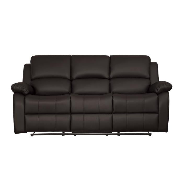 9928DBR-3 - Double Reclining Sofa with Center Drop-Down Cup Holders Half Price Furniture