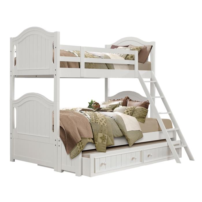 B1799-1F*R - (5) Twin/Full Bunk Bed with Twin Trundle Half Price Furniture