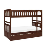 B2013DC-1*R - (4) Twin/Twin Bunk Bed with Twin Trundle Half Price Furniture