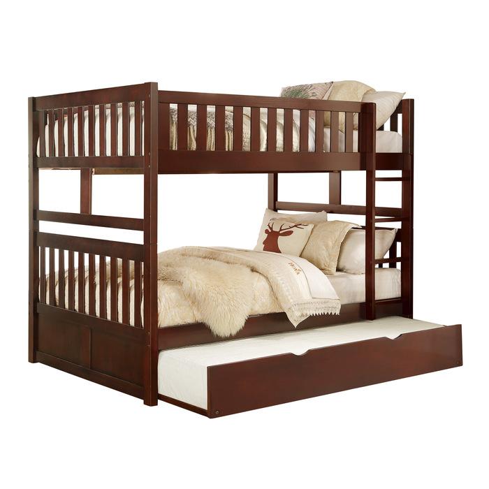 B2013FFDC-1*R - (4) Full/Full Bunk Bed with Twin Trundle Half Price Furniture