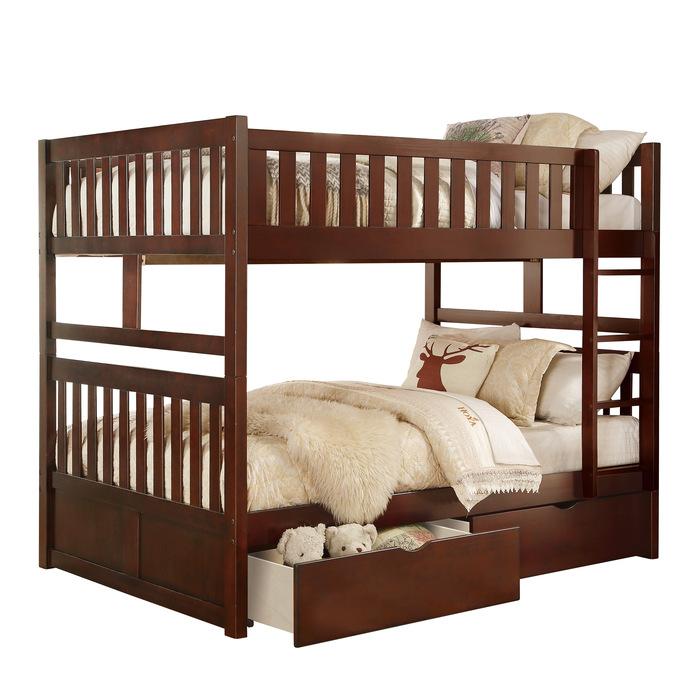 B2013FFDC-1*T - (4) Full/Full Bunk Bed with Storage Boxes Half Price Furniture