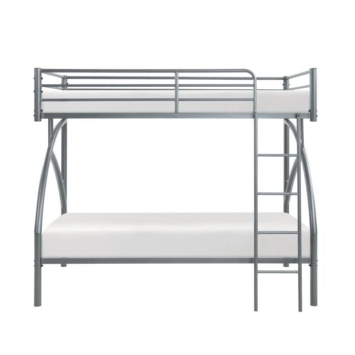 B2020GY-1 - Twin/Twin Bunk Bed Half Price Furniture