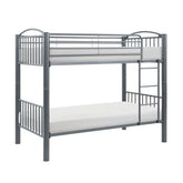 B2021GY-1 - Twin/Twin Bunk Bed Half Price Furniture