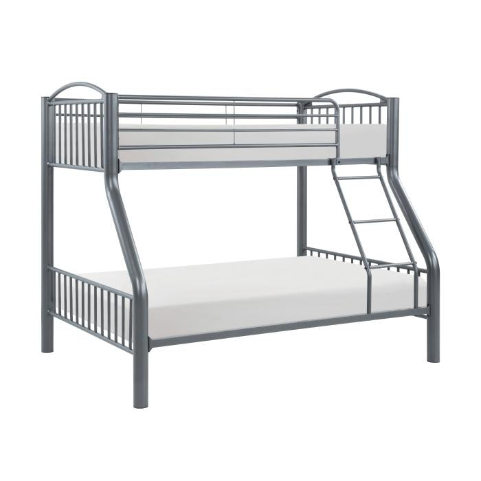 B2021GYTF-1 - Twin/Full Bunk Bed Half Price Furniture