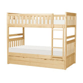 B2043-1*R - (4) Twin/Twin Bunk Bed with Twin Trundle Half Price Furniture