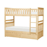 B2043-1*T - (4) Twin/Twin Bunk Bed with Storage Boxes Half Price Furniture