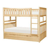 B2043FF-1*R - (4) Full/Full Bunk Bed with Twin Trundle Half Price Furniture