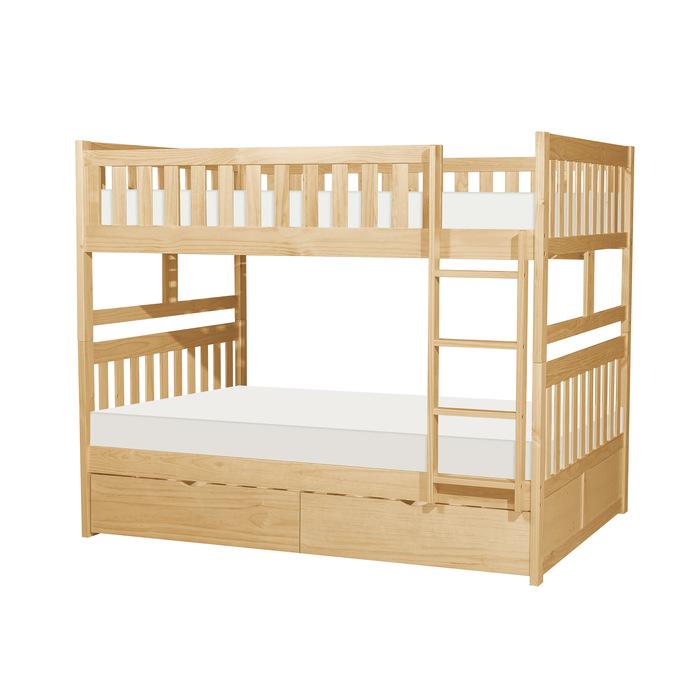 B2043FF-1*T - (4) Full/Full Bunk Bed with Storage Boxes Half Price Furniture