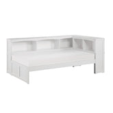 B2053BCW-1BC* - (3) Twin Bookcase Corner Bed Half Price Furniture