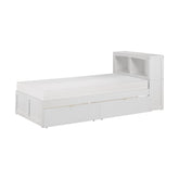 B2053BCW-1T* - (3) Twin Bookcase Bed with Storage Boxes Half Price Furniture